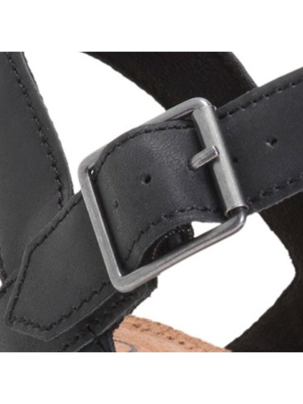 TOMS Leather Jaclyn Dress Casual Sandals - Picture 4 of 4